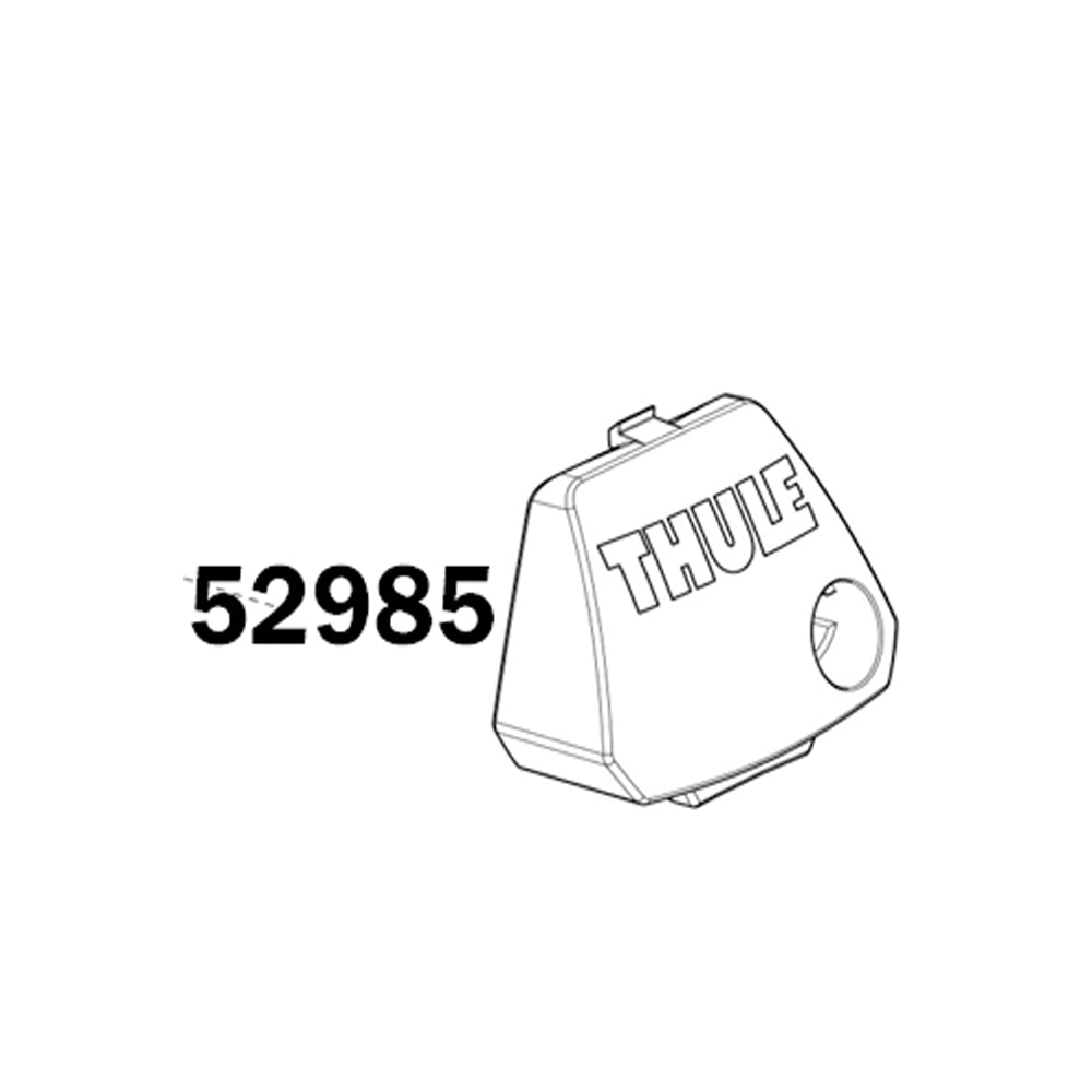 Thule 7104 Raised Rail Foot Pack Front Cover (52985)