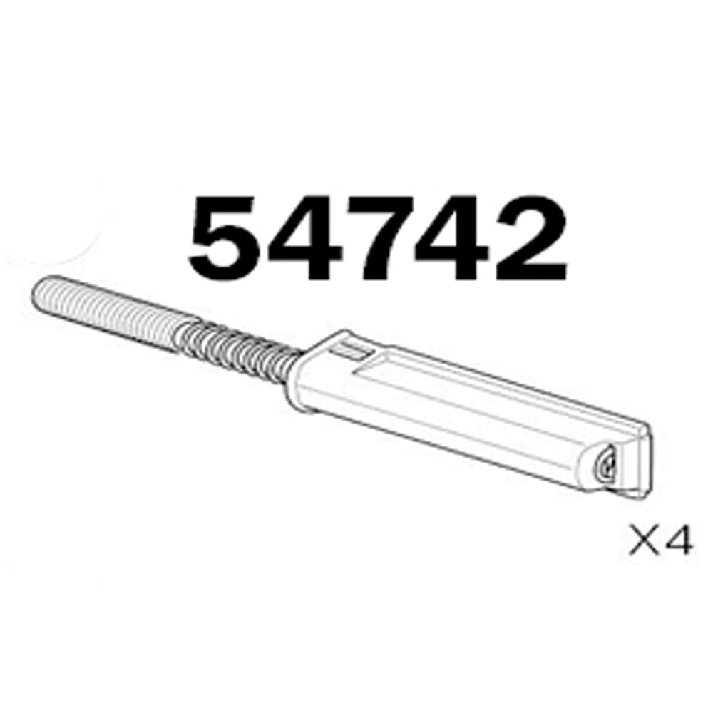 Thule 7204 Edge Raised Rail Complete Replacement Spring Case (54742)