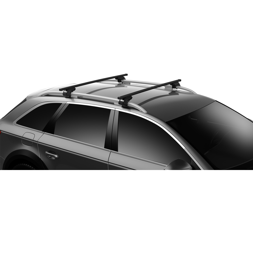 Thule SquareBar on Car
