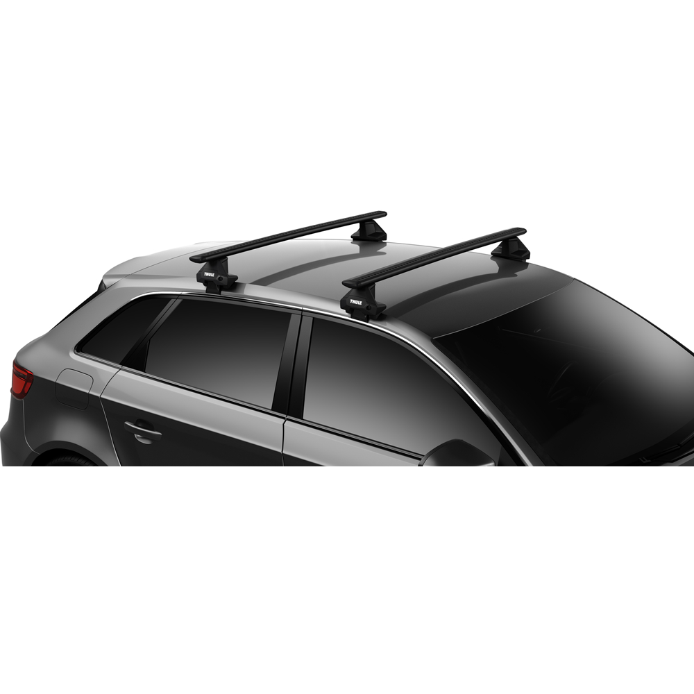 Thule WingBar Evo Black on Car