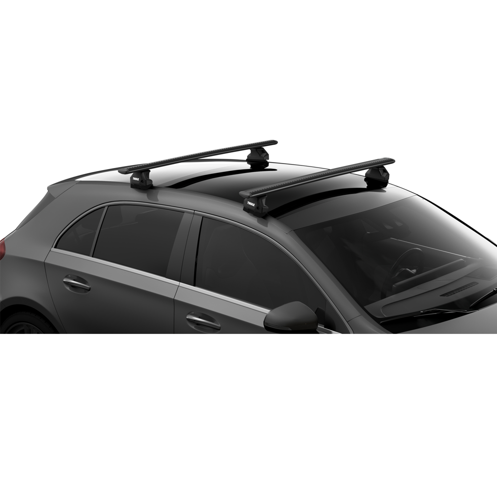 Thule WingBar Evo Black on Car