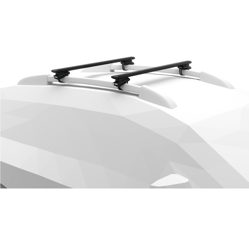 Thule WingBar Evo Black on Car