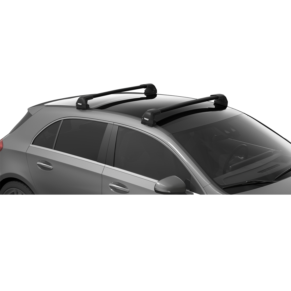Thule WingBar Edge Black on Car