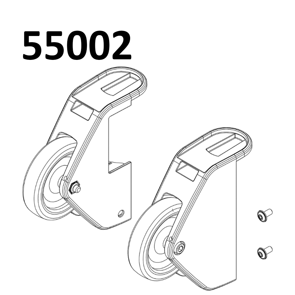THULE EasyFold 3 9452 Wheel Kit (55002)