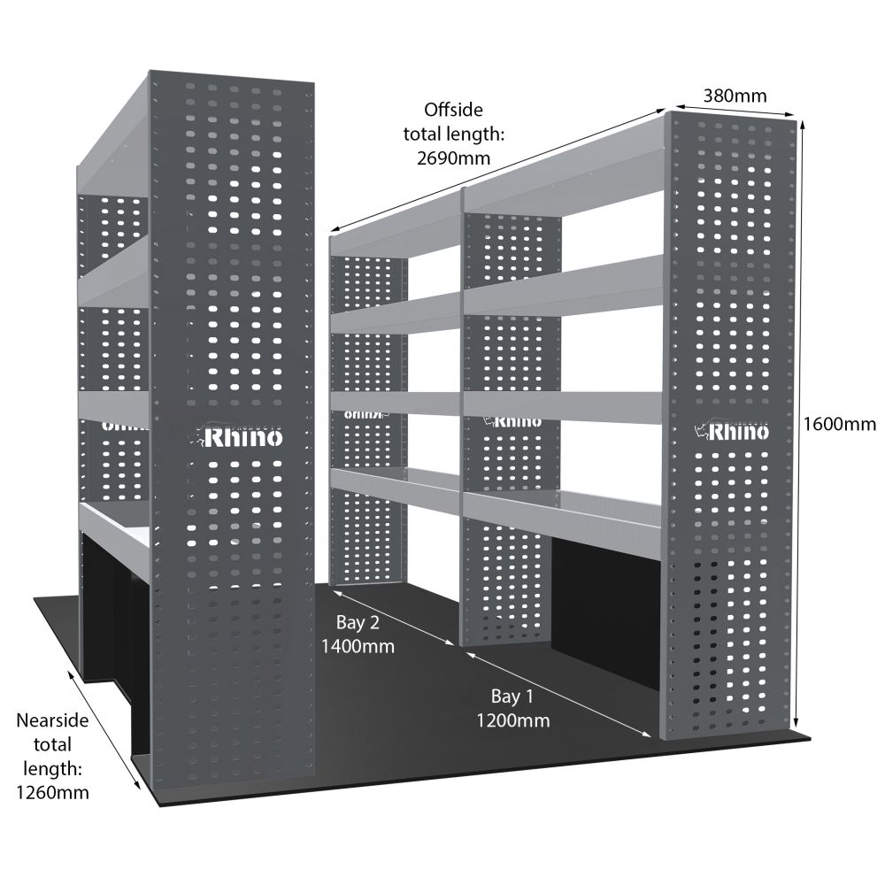 Rhino Van Racking Fiat Ducato 2006-