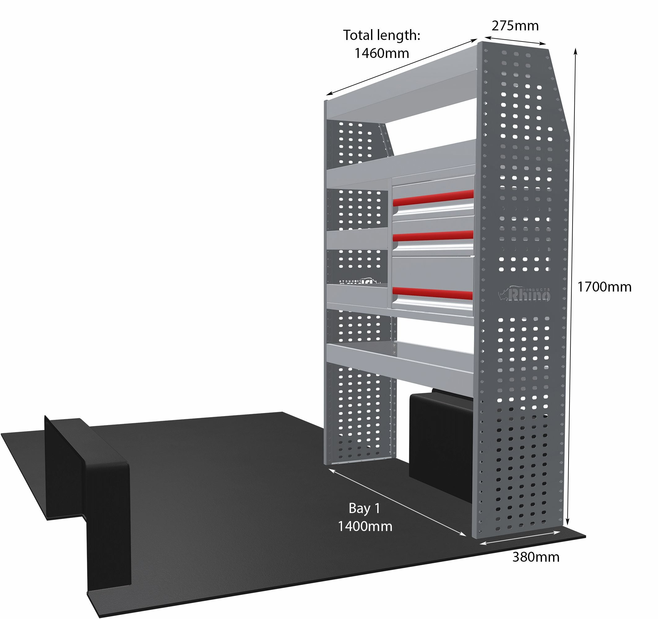 Rhino Van Racking MAN TGE 2017-
