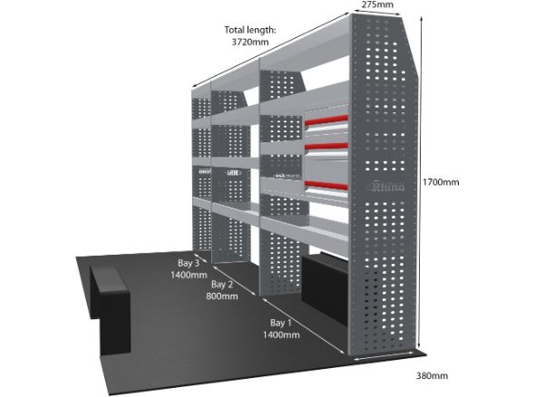Rhino Van Racking MAN TGE 2017-