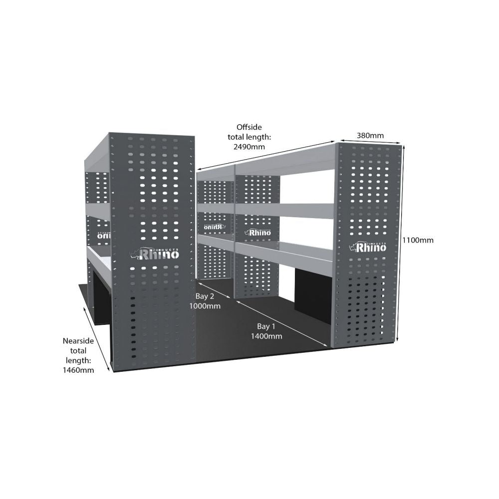 Rhino Van Racking Iveco Daily 2014-