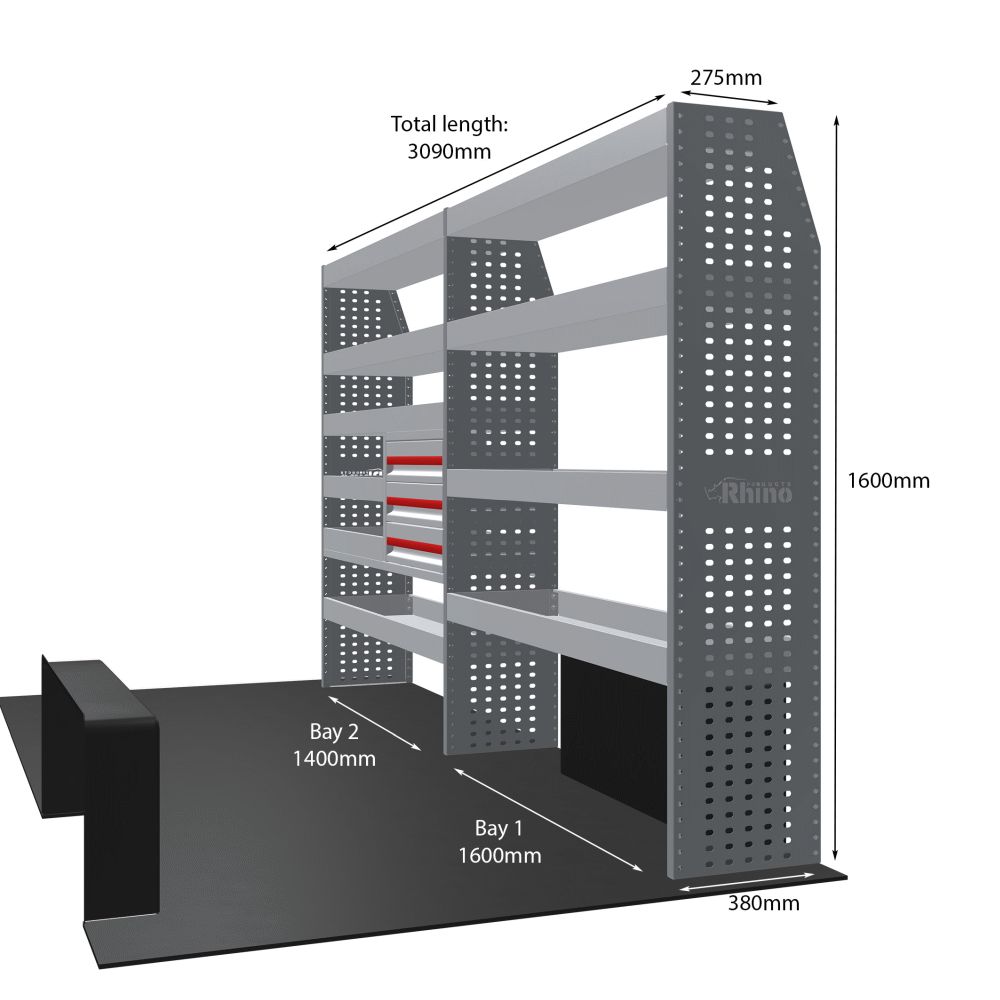Rhino Van Racking Iveco Daily 2014-