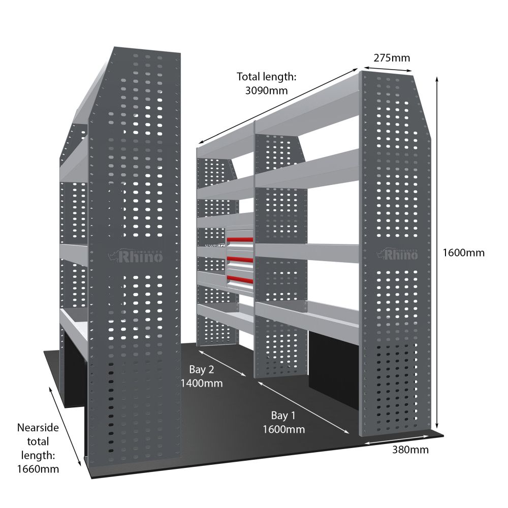 Rhino Van Racking Iveco Daily 2014-
