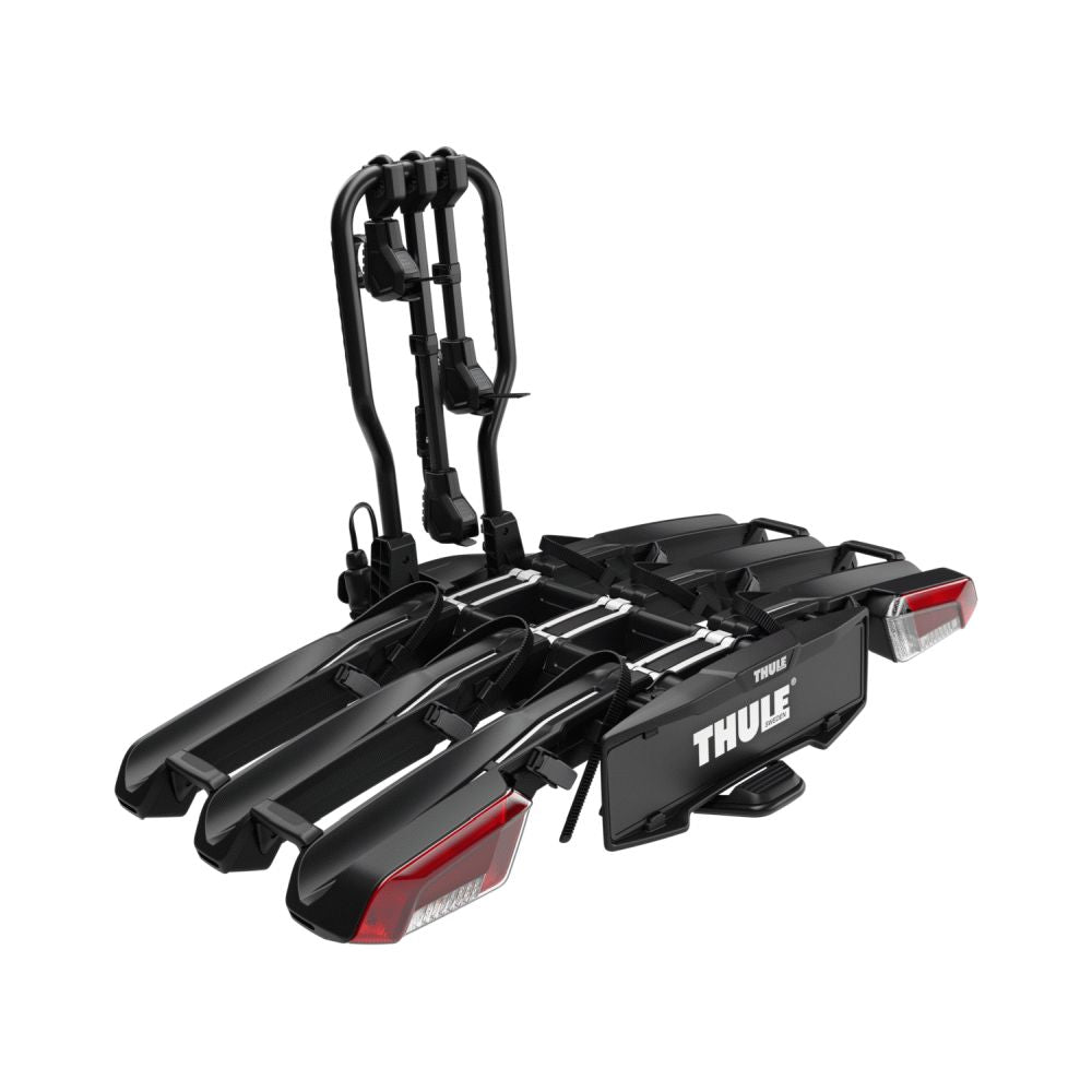 Thule EasyFold 3 (9452) 3 Bike Carrier + Thule Santu Tow Bar Cargo Carrier