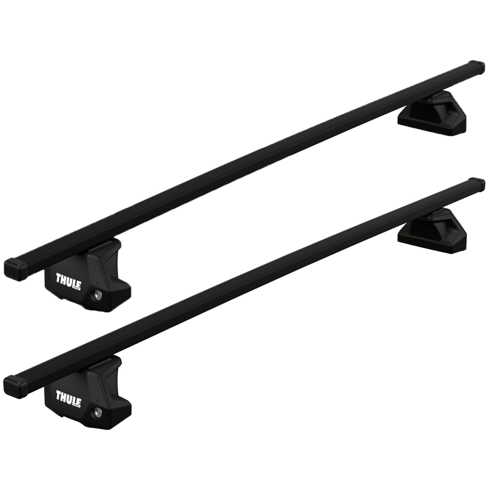 Thule SquareBar Pair on Foot Pack