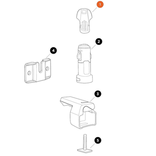 THULE SkiClick Plastic key 2B (50281)