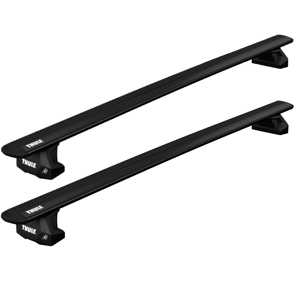Thule WingBar Evo Black Pair on Foot Pack