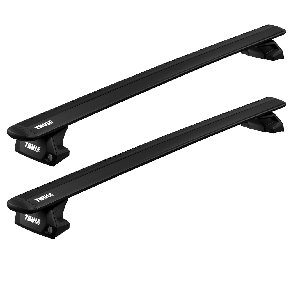 Thule WingBar Evo Black Pair on Foot Pack