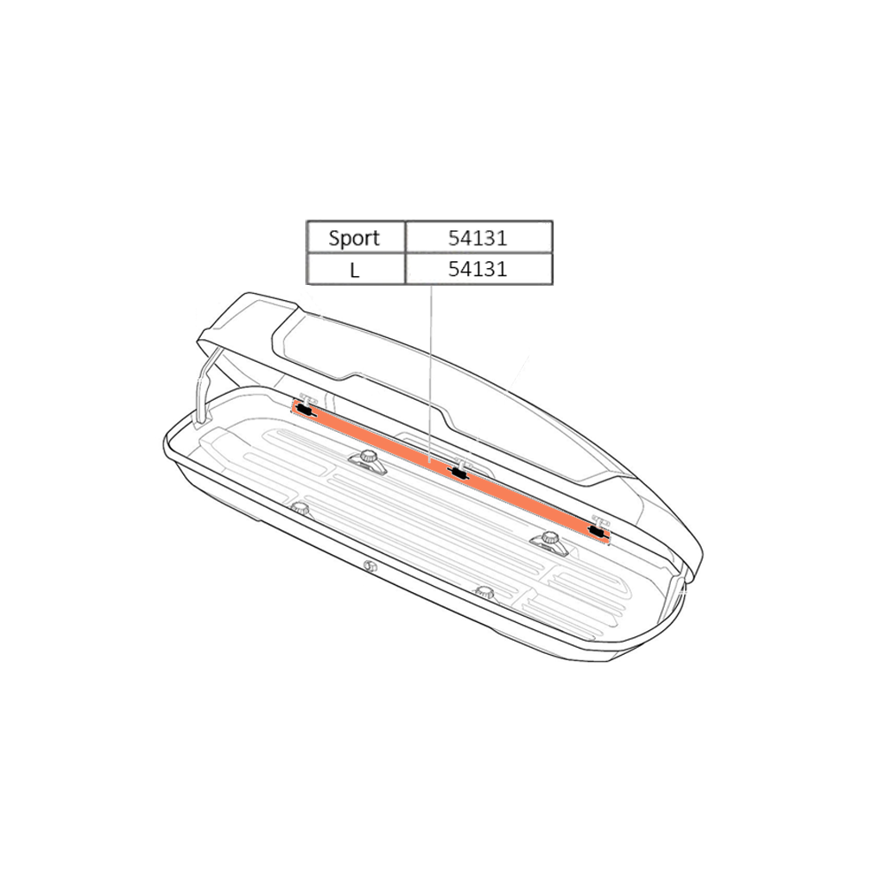 THULE Force XT LockBar 1400mm (54131)