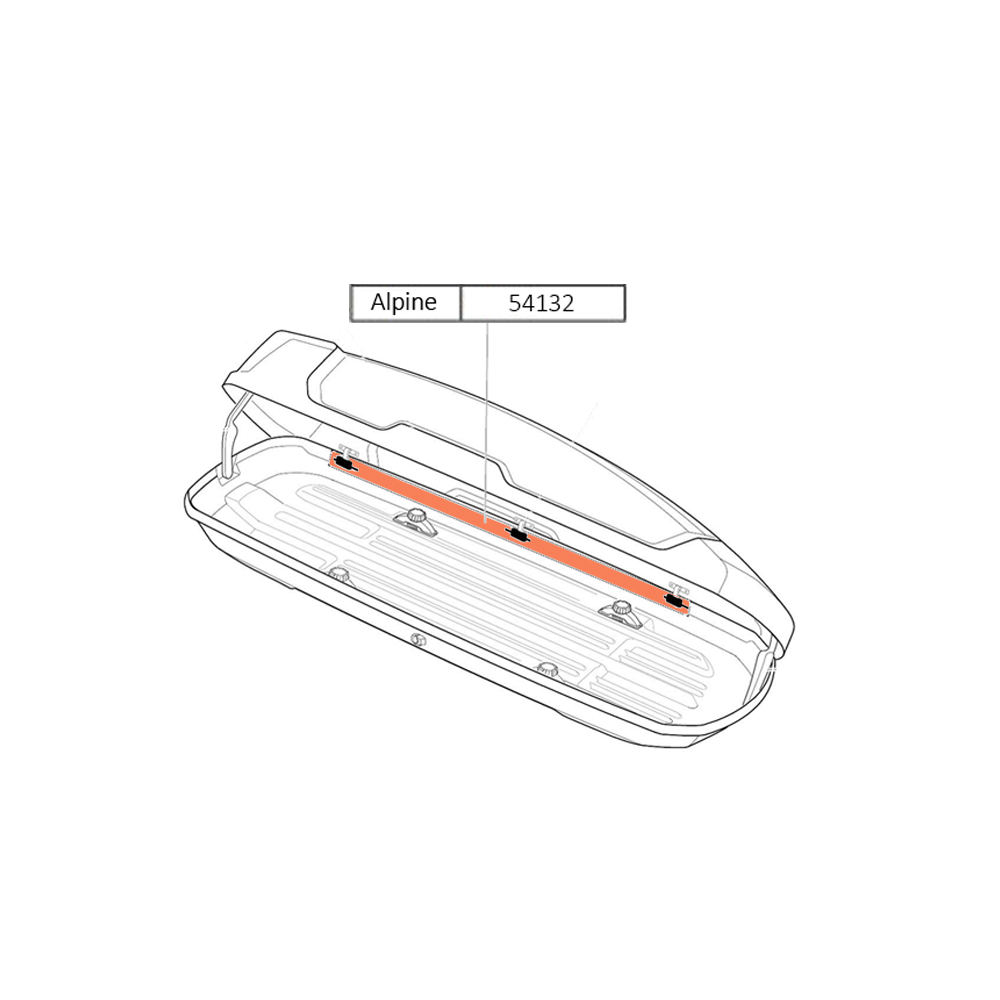 THULE Force XT LockBar 1720mm (54132)