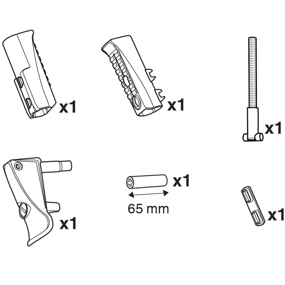 THULE FreeRide 532 Clamp Repair Kit (52861)
