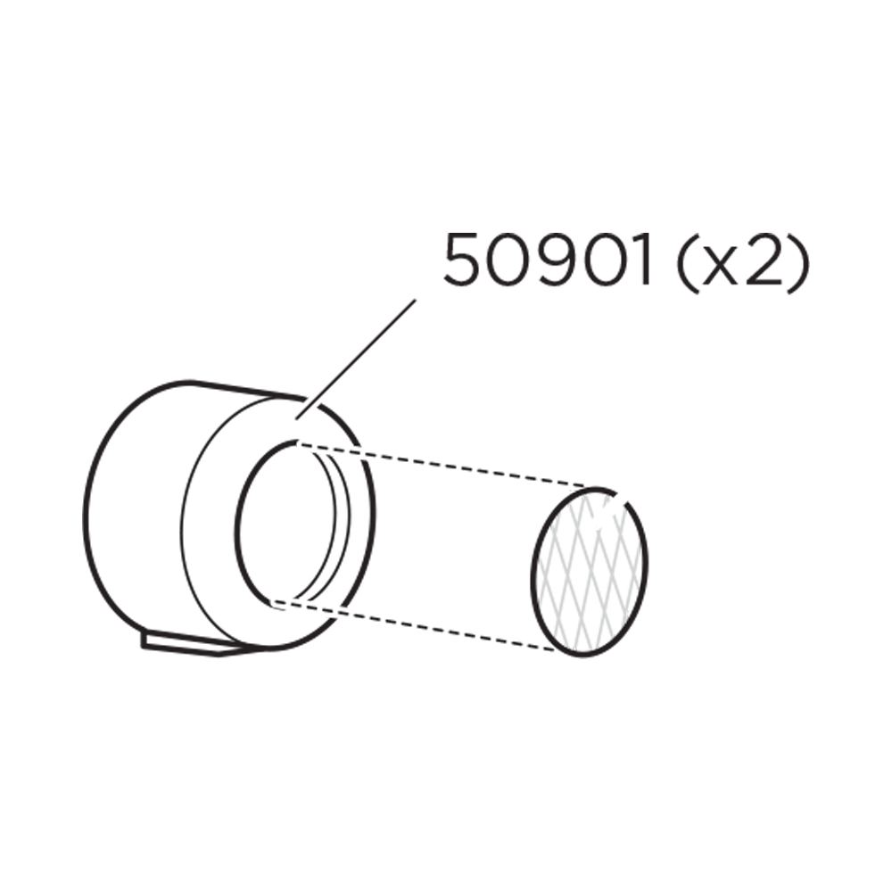 THULE HangOn 972 Endcap 2 pcs RMS (50901)