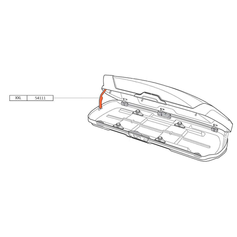 Thule cargo box deals parts