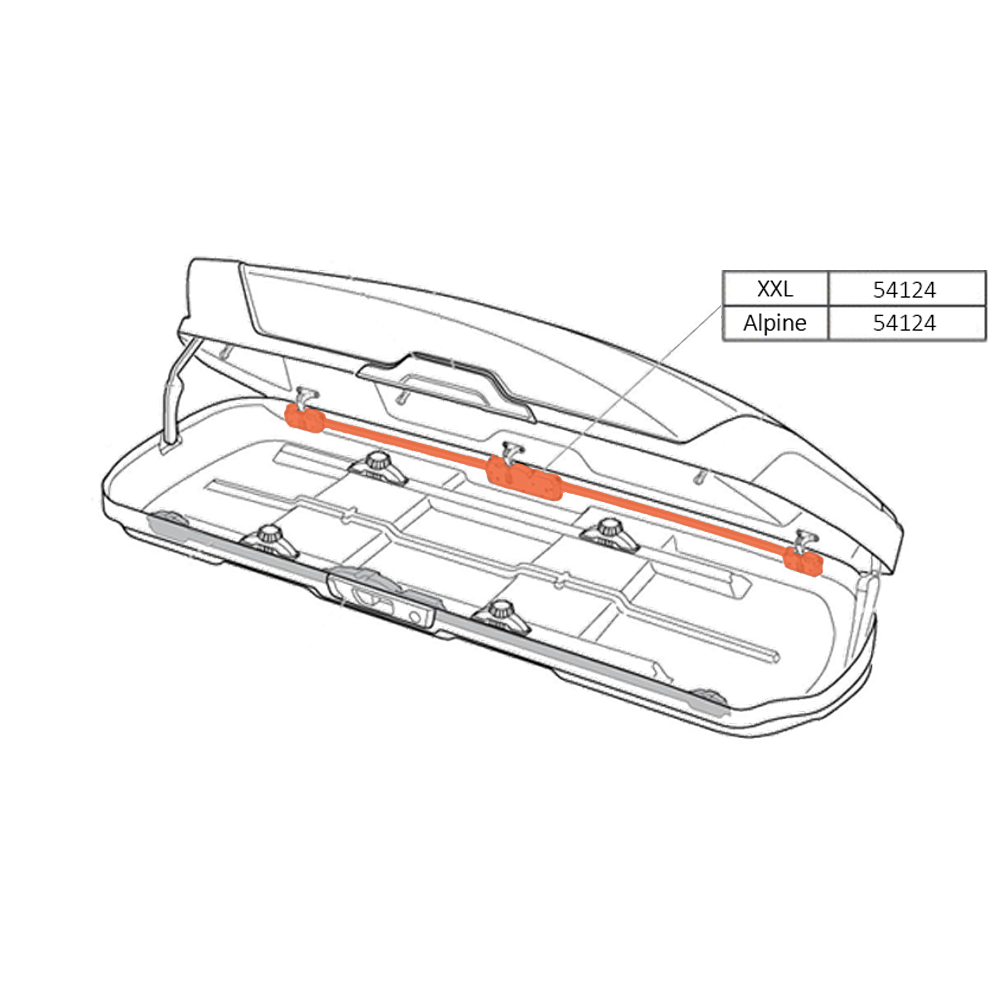 THULE Motion XT LockBar 1800mm Left (54124)