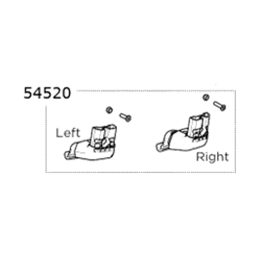 THULE OutWay 993 Lower Supports Complete (54520)