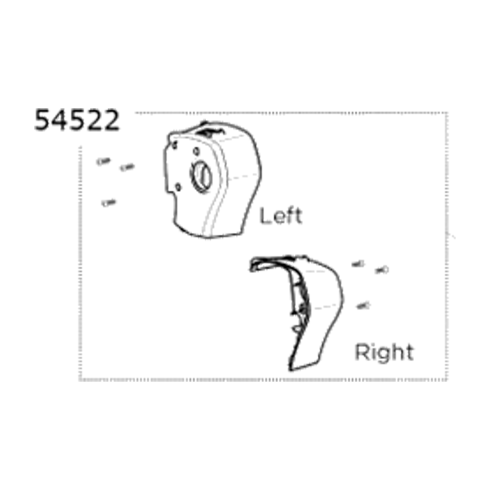 THULE OutWay 993 Upper Covers L + R (54522)