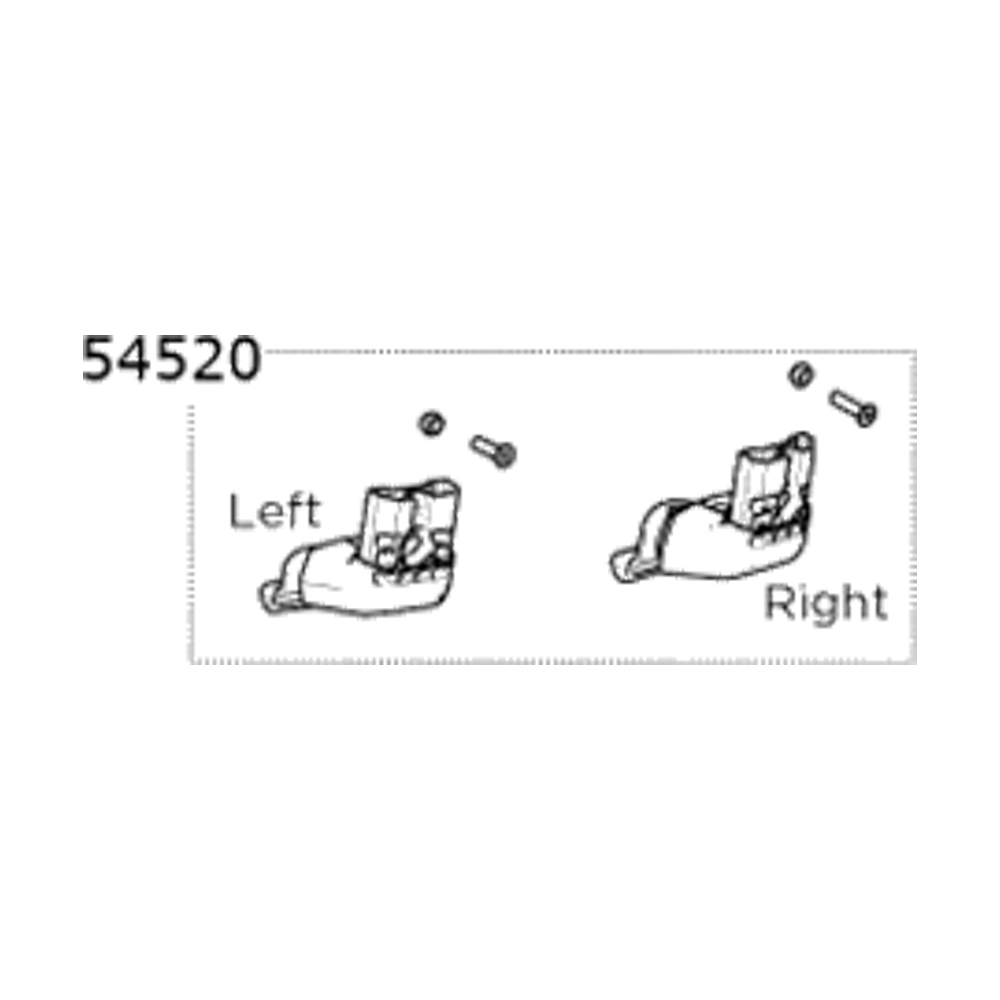 THULE OutWay 994 Lower Supports Complete (54520)
