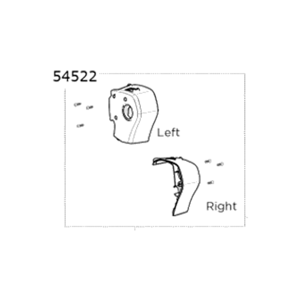 THULE OutWay 995 Upper Covers L + R (54522)