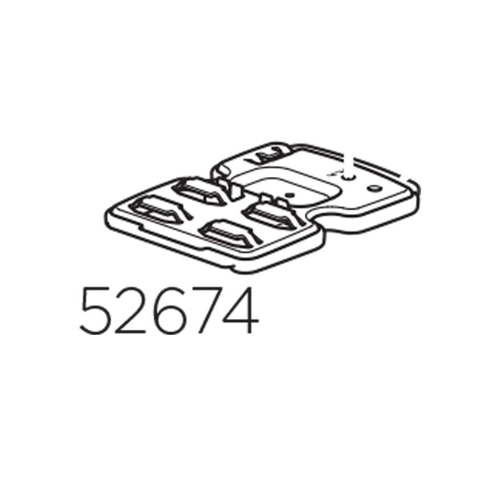 THULE ProRide 598 Rear Mounting Plate (52674)