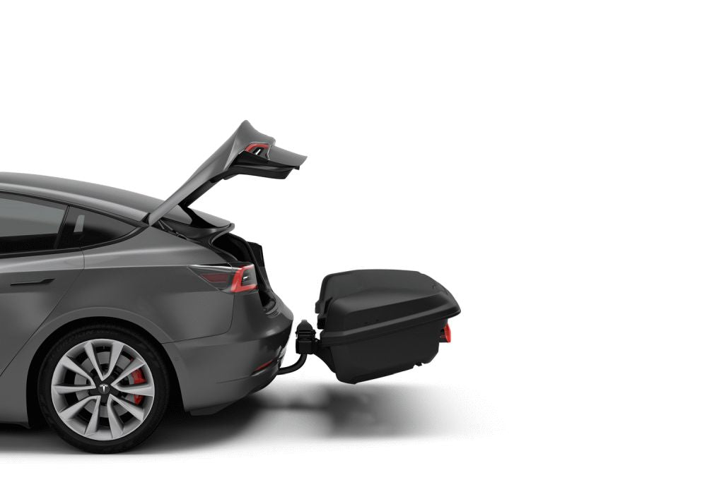 Thule Arcos M Rear-Mounted Cargo Box 906102 Boot Open