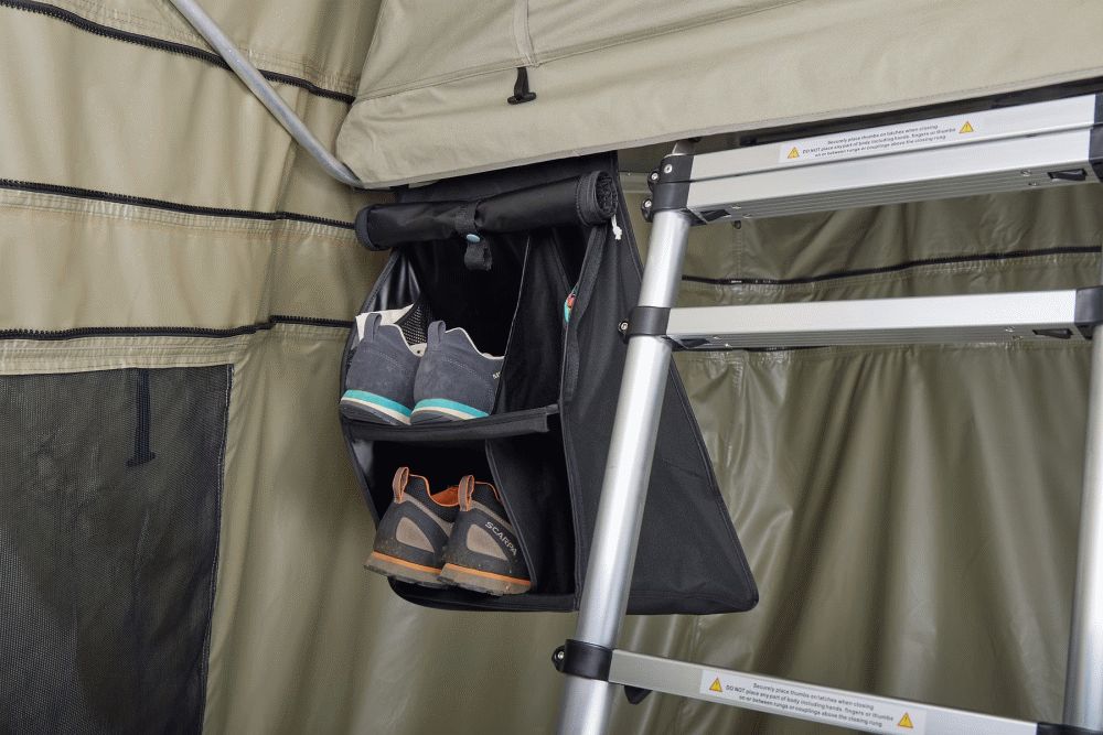 Thule Roof Top Tent Shoe Organiser hanging