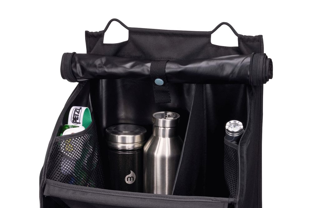 Thule Roof Top Tent Shoe Organiser with drinks