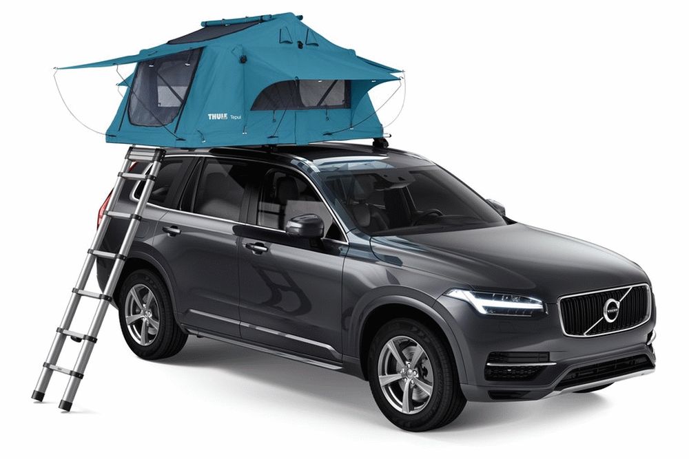 Thule Tepui Explorer Ayer 2 Rooftop Tent Blue Assembled