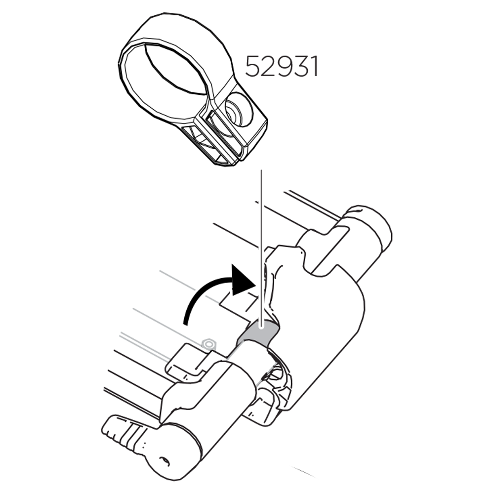THULE UpRide 599 Ratchet Loop Ring (52931)