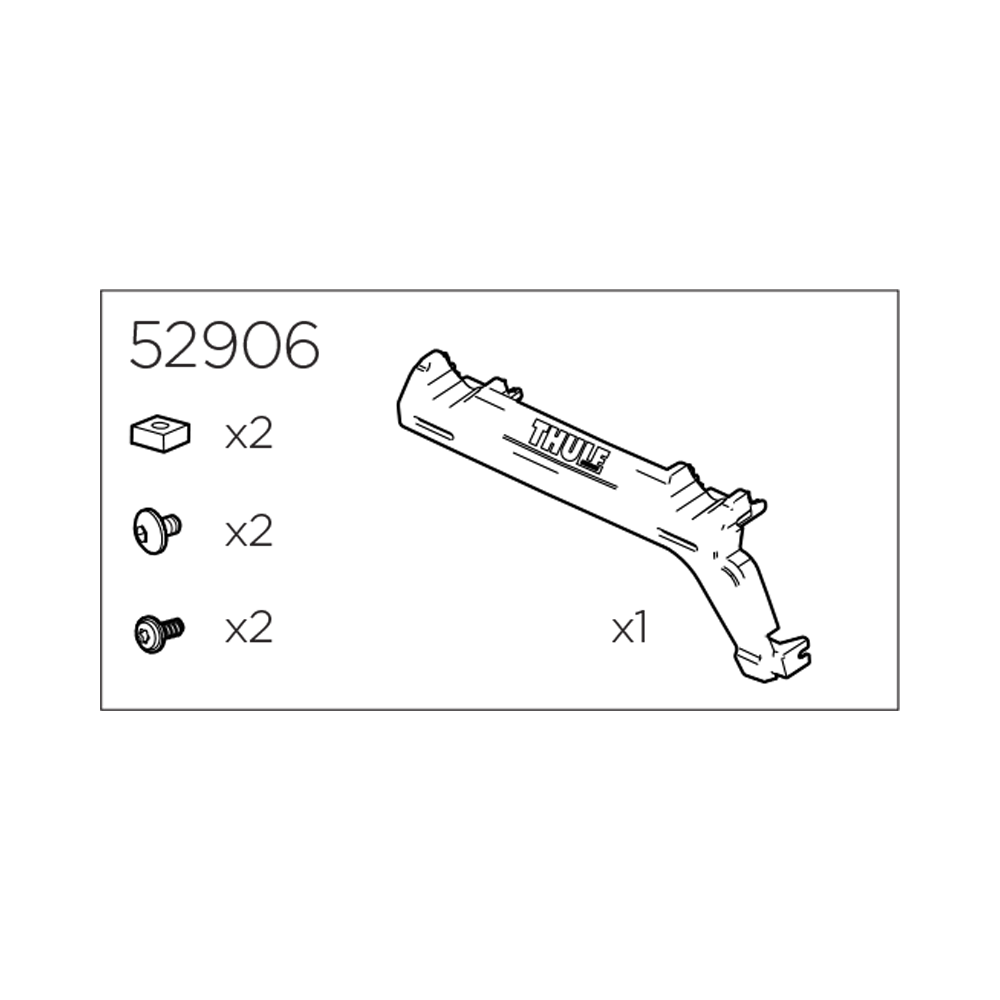 THULE VeloSpace XT 938 Endcap Wheeltray L (52906)