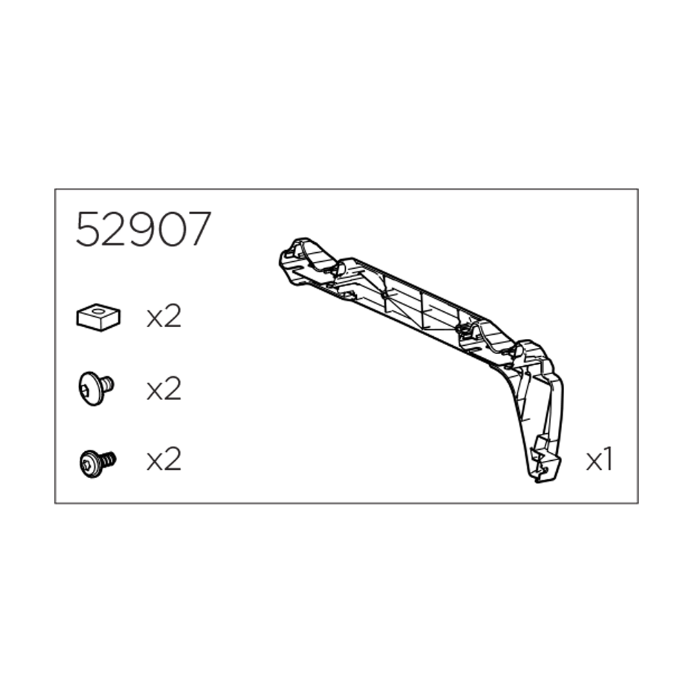 THULE VeloSpace XT 938 Endcap Wheeltray R (52907)