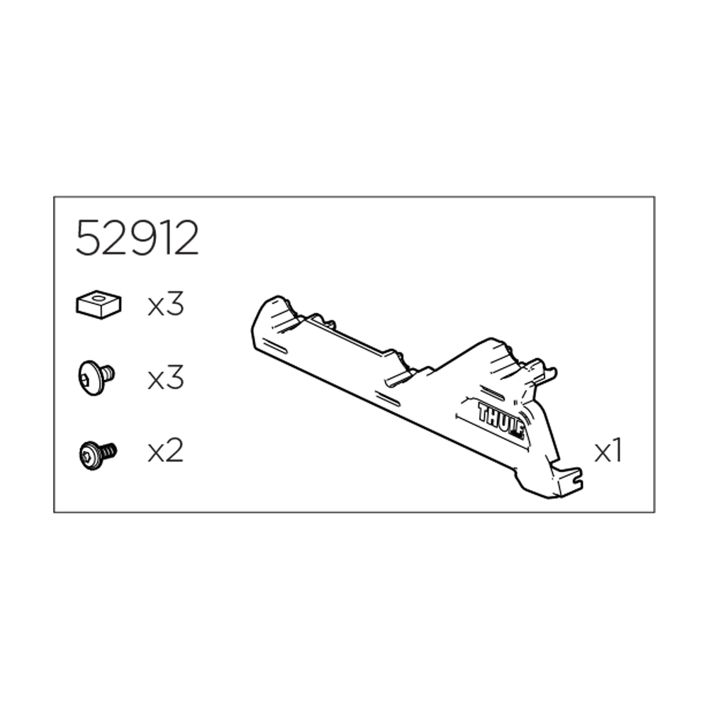 THULE VeloSpace XT 939 Endcap Wheeltray L (52912)
