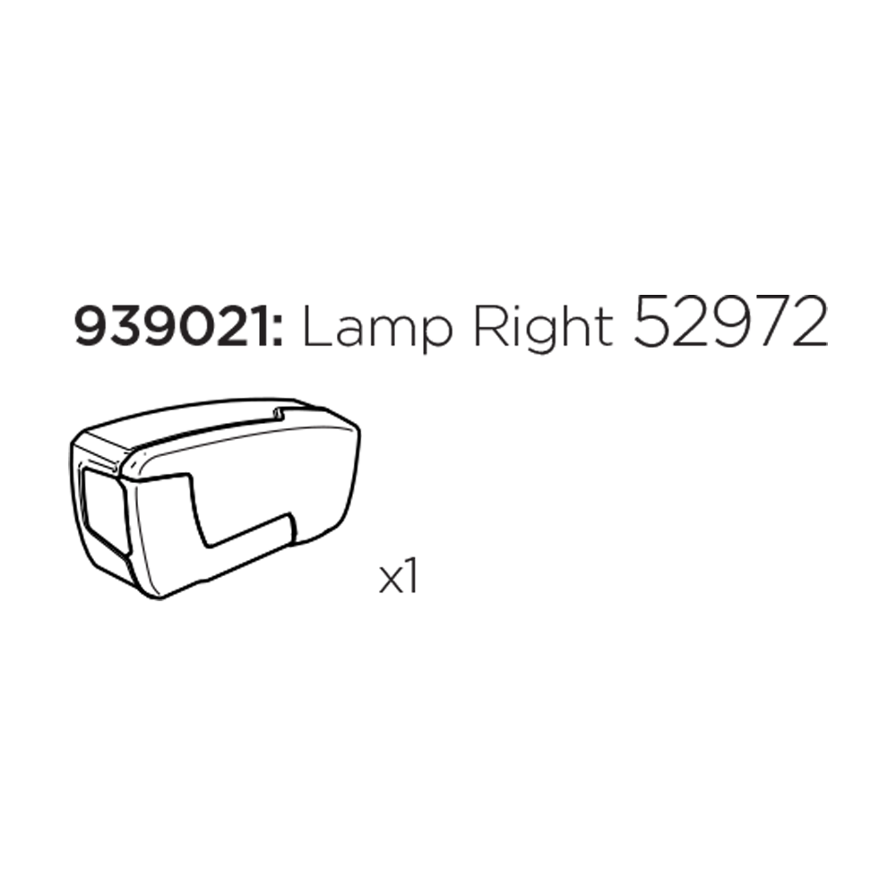 THULE VeloSpace XT 939 Lampset Midipoint V Con. UK-RH (52972)