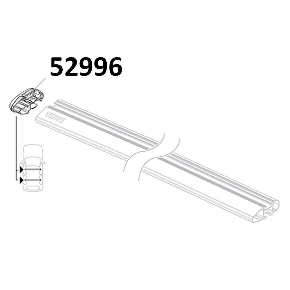 Thule roof rack end caps hotsell
