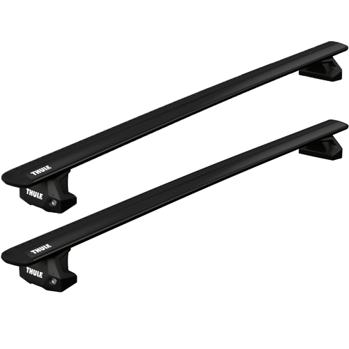 Option C THULE Roof Rack For TOYOTA Highlander XU70 5 Door SUV 2020 With Flush Rails WINGBAR EVO BLACK