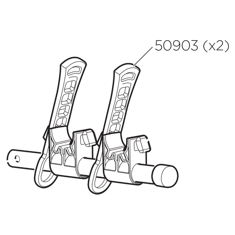 THULE Xpress 970 Cradlestrap 2 pcs (50903)