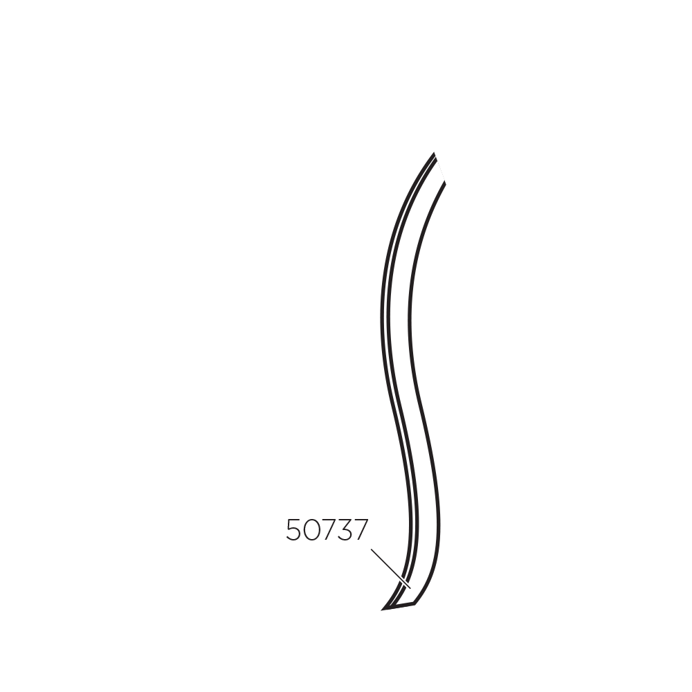 THULE Xpress 970 Strap 600mm w/o buckle 970 (50737)