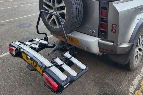 Can you fit a Bike Rack to a LandRover Defender with Spare Wheel?