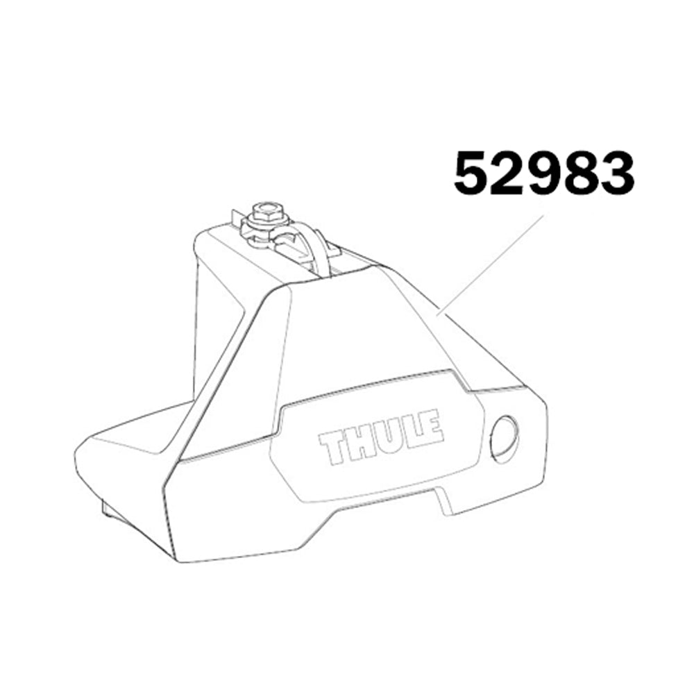 Thule 7105 Evo Clamp Complete Foot Spare Part (52983)