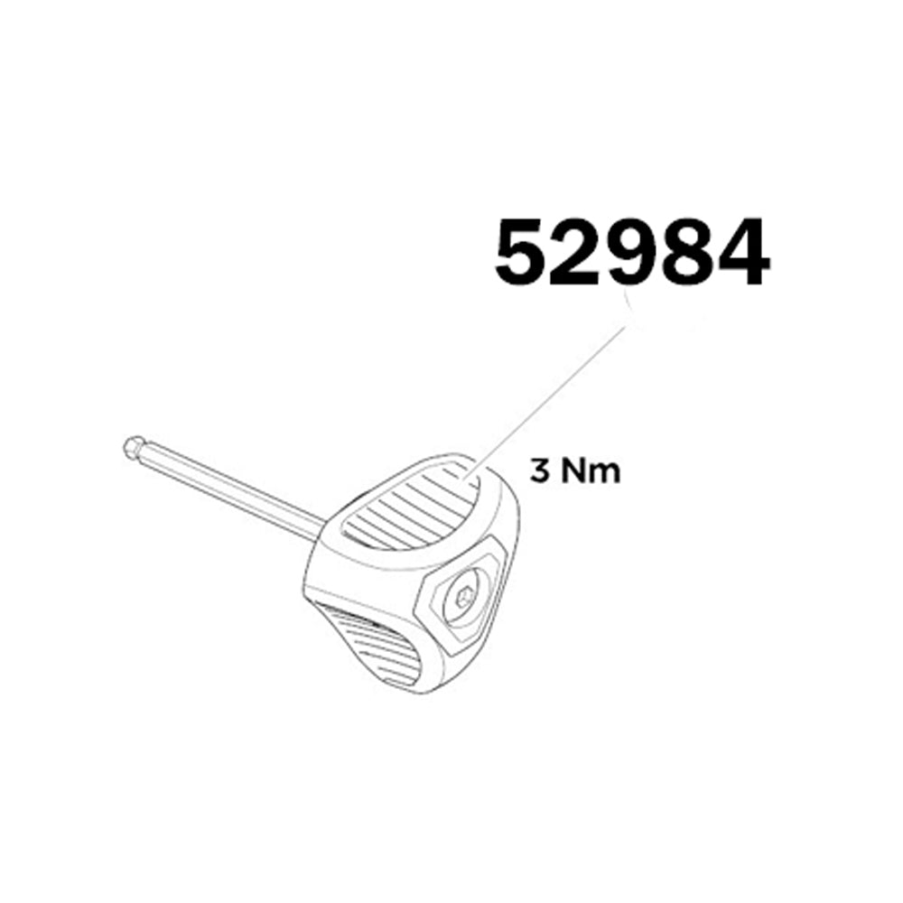 Thule 7105 Evo Clamp Torque Key 3Nm Spare Part (52984)