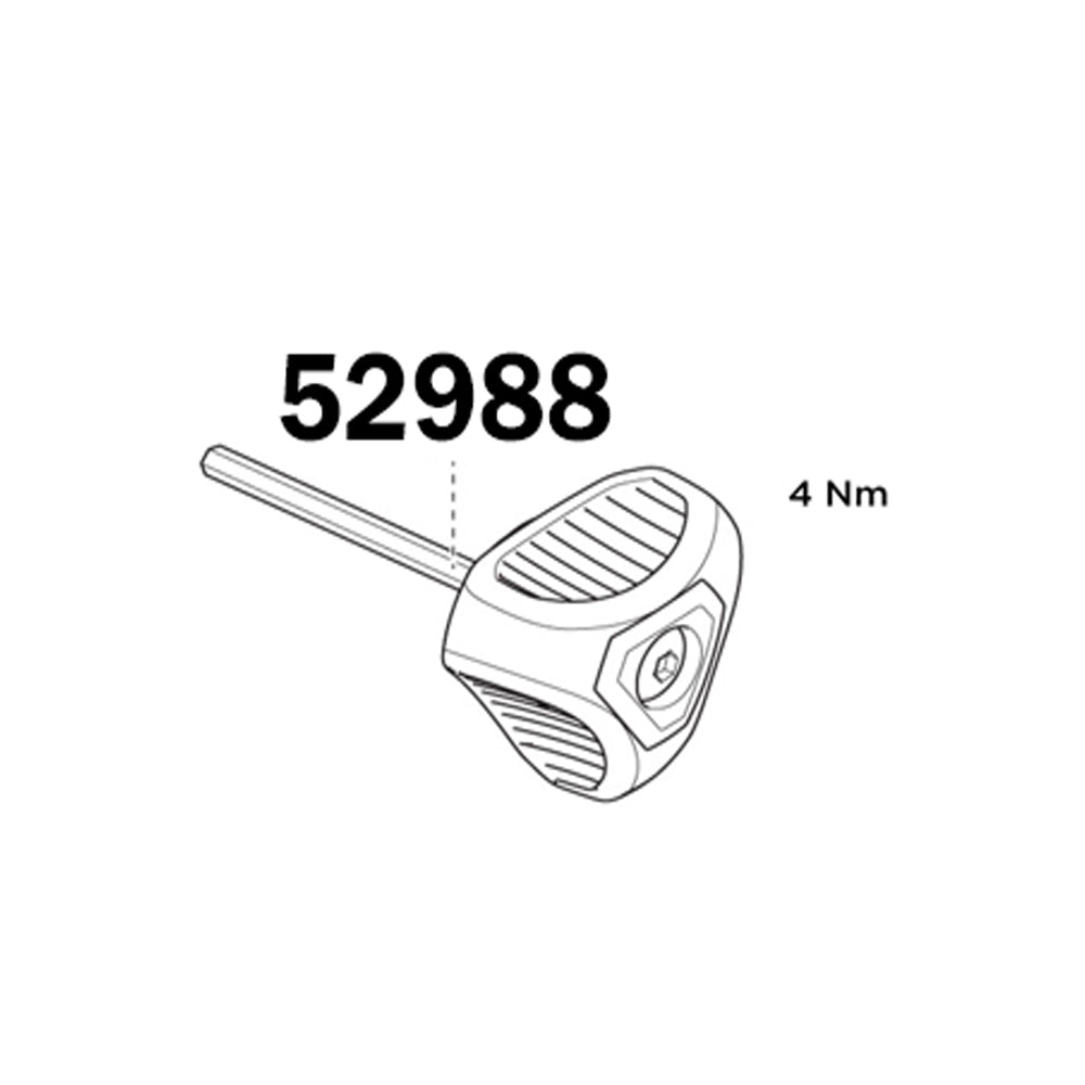 Thule 7104 Raised Rail Foot Torque Key 4Nm (52988)