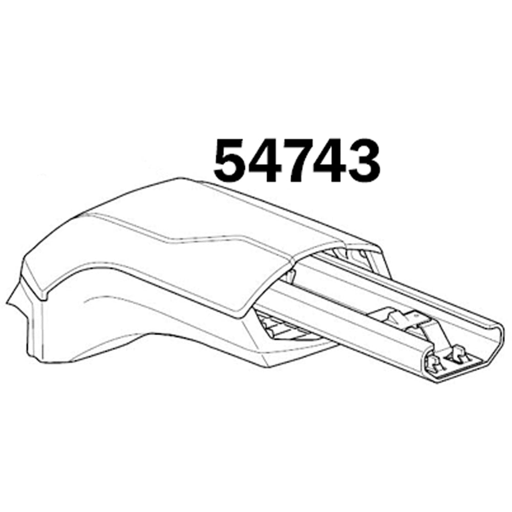 Thule 7204 Edge Raised Rail Complete Replacement Left Foot (54743)