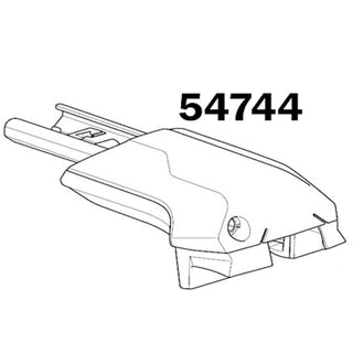 Thule 7204 Edge Raised Rail Right Foot (54744)