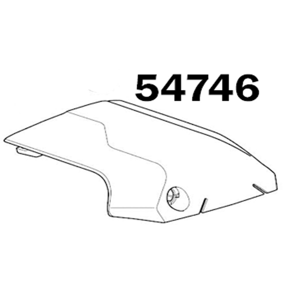 Thule 7204 Edge Raised Rail Replacement Right Cover (54746)